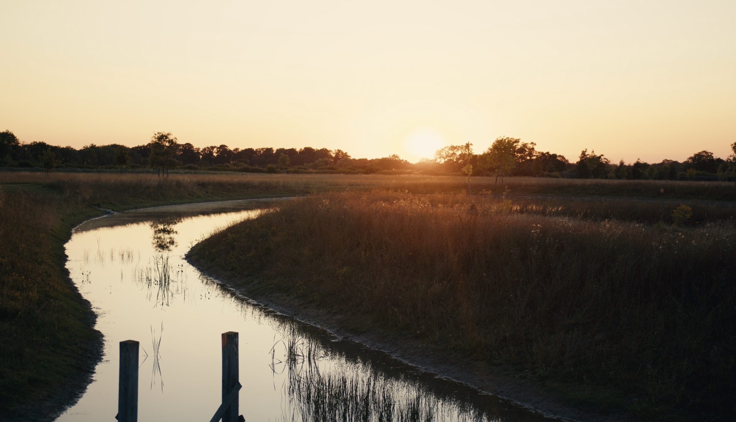 Sunset lake